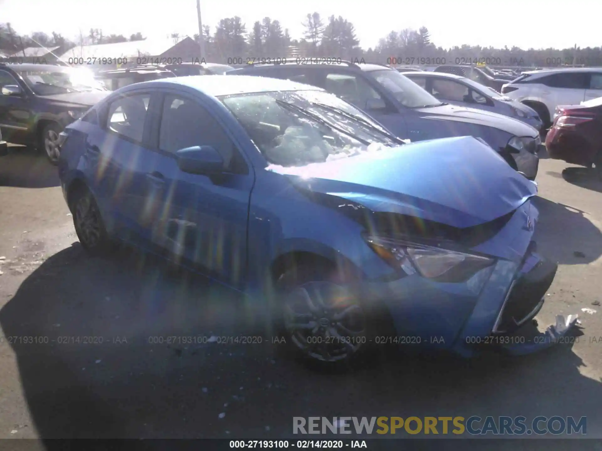 1 Photograph of a damaged car 3MYDLBYV8KY526861 TOYOTA YARIS 2019