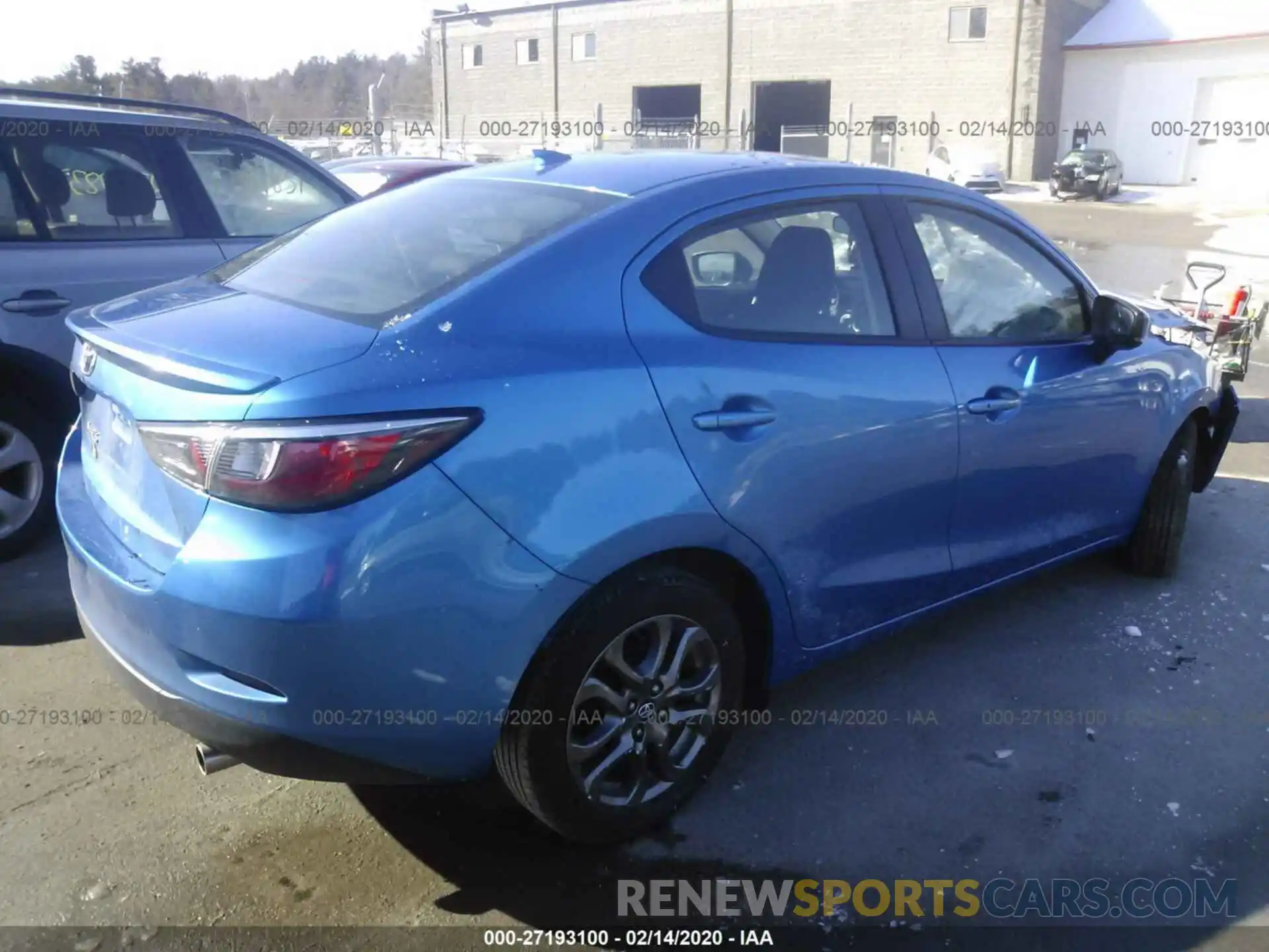 4 Photograph of a damaged car 3MYDLBYV8KY526861 TOYOTA YARIS 2019