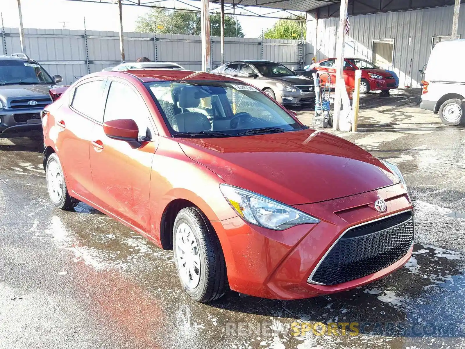 1 Photograph of a damaged car 3MYDLBYV8KY527539 TOYOTA YARIS 2019