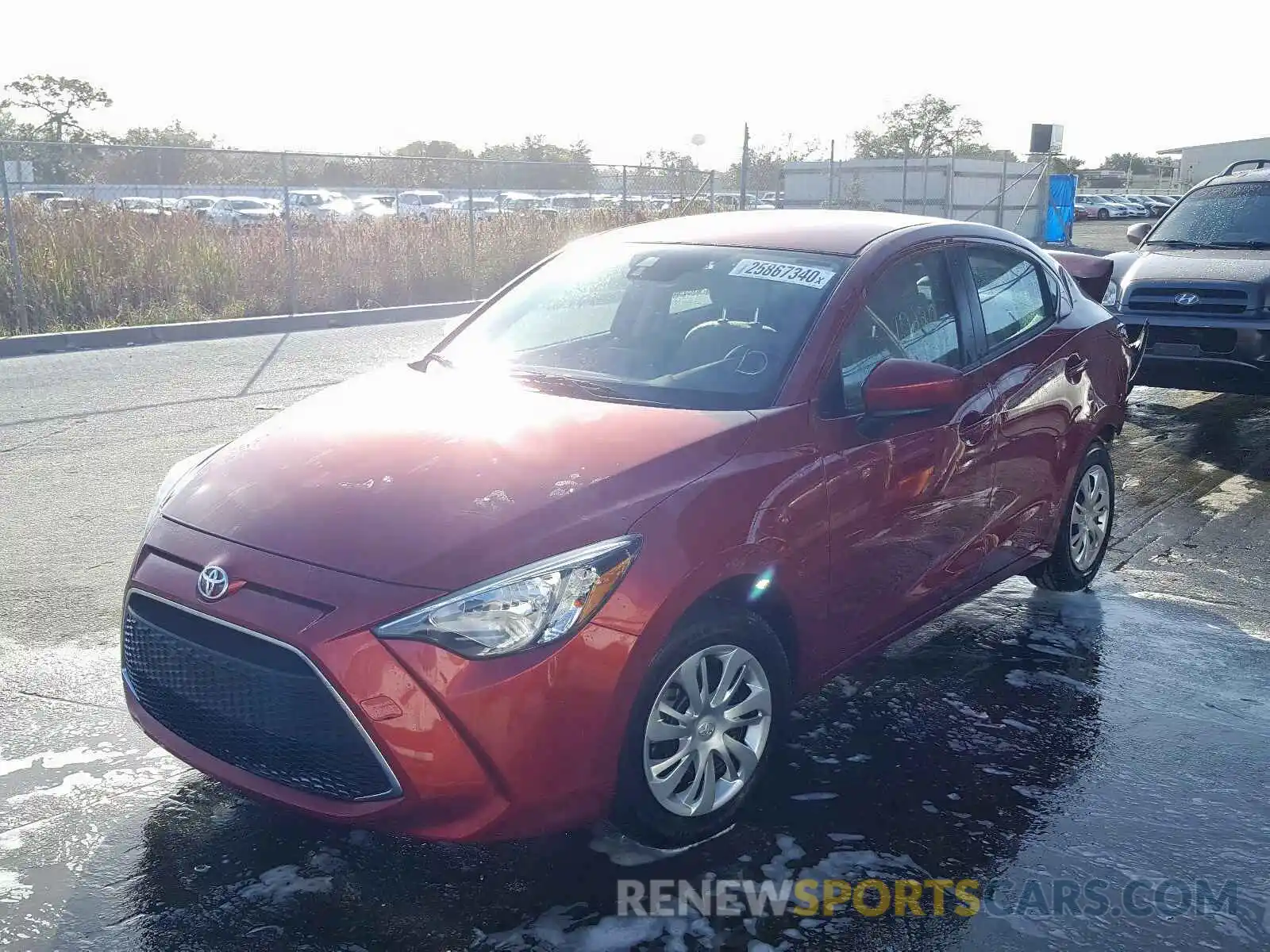 2 Photograph of a damaged car 3MYDLBYV8KY527539 TOYOTA YARIS 2019