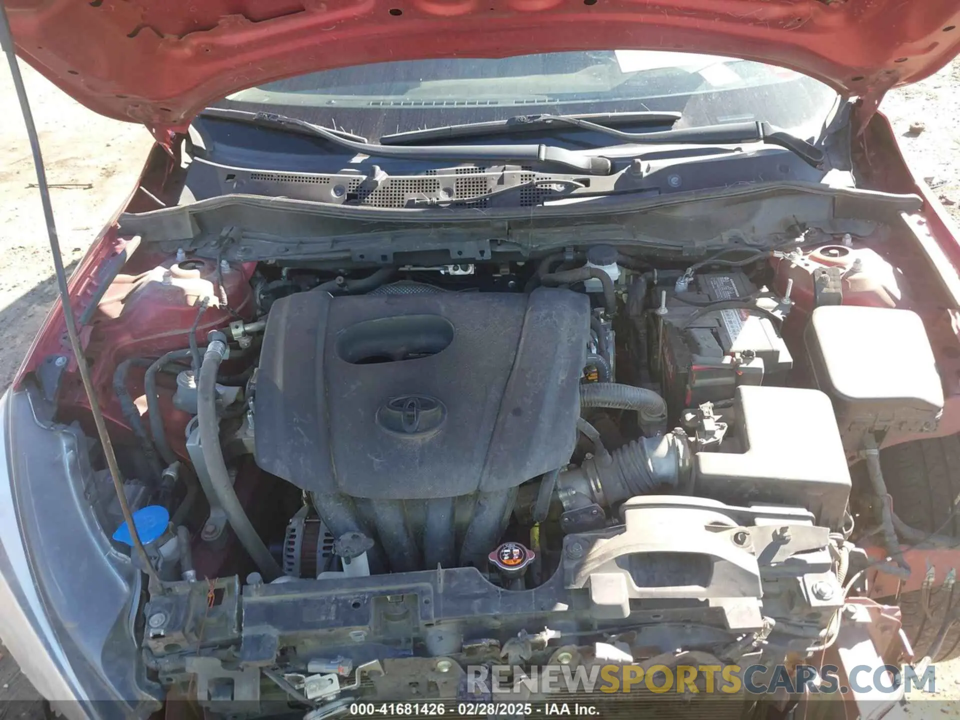 10 Photograph of a damaged car 3MYDLBYV9KY502584 TOYOTA YARIS 2019