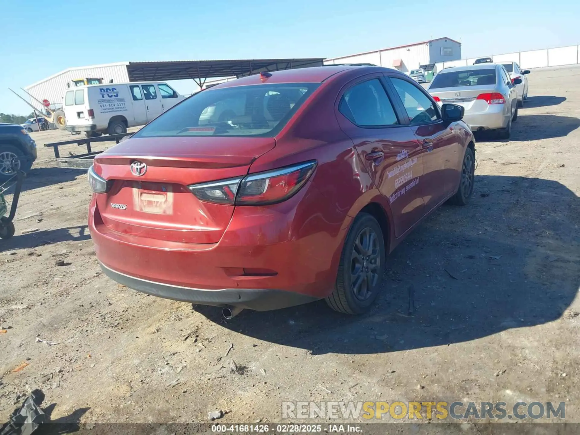 4 Photograph of a damaged car 3MYDLBYV9KY502584 TOYOTA YARIS 2019