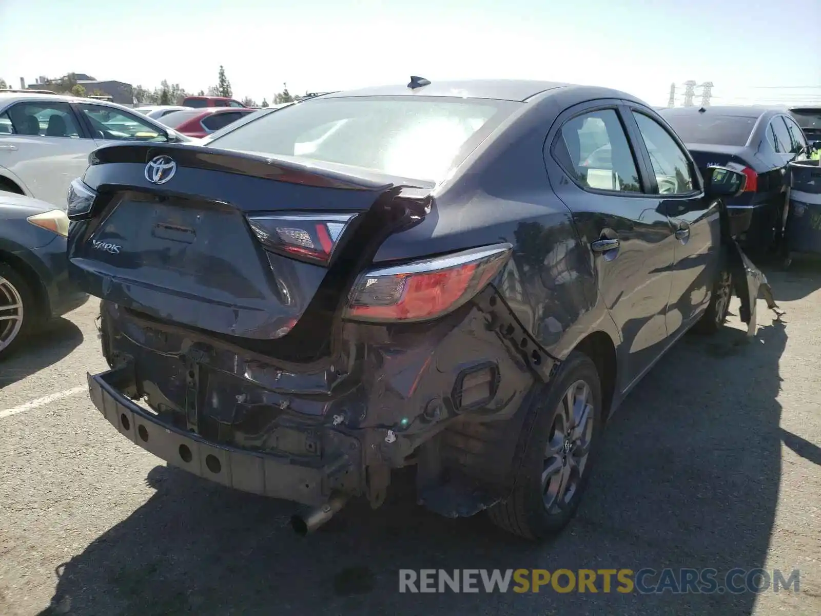 4 Photograph of a damaged car 3MYDLBYV9KY502875 TOYOTA YARIS 2019