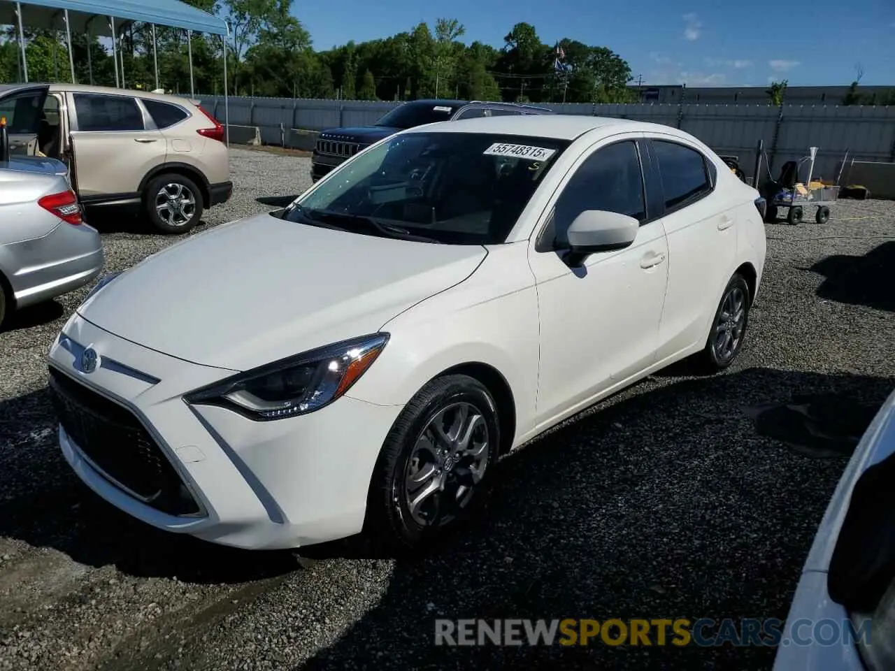 1 Photograph of a damaged car 3MYDLBYV9KY504237 TOYOTA YARIS 2019