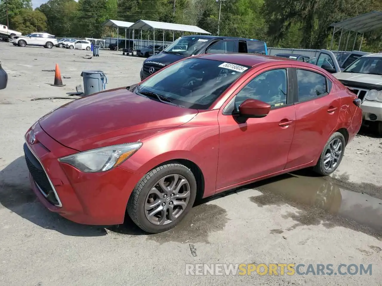 1 Photograph of a damaged car 3MYDLBYV9KY507994 TOYOTA YARIS 2019