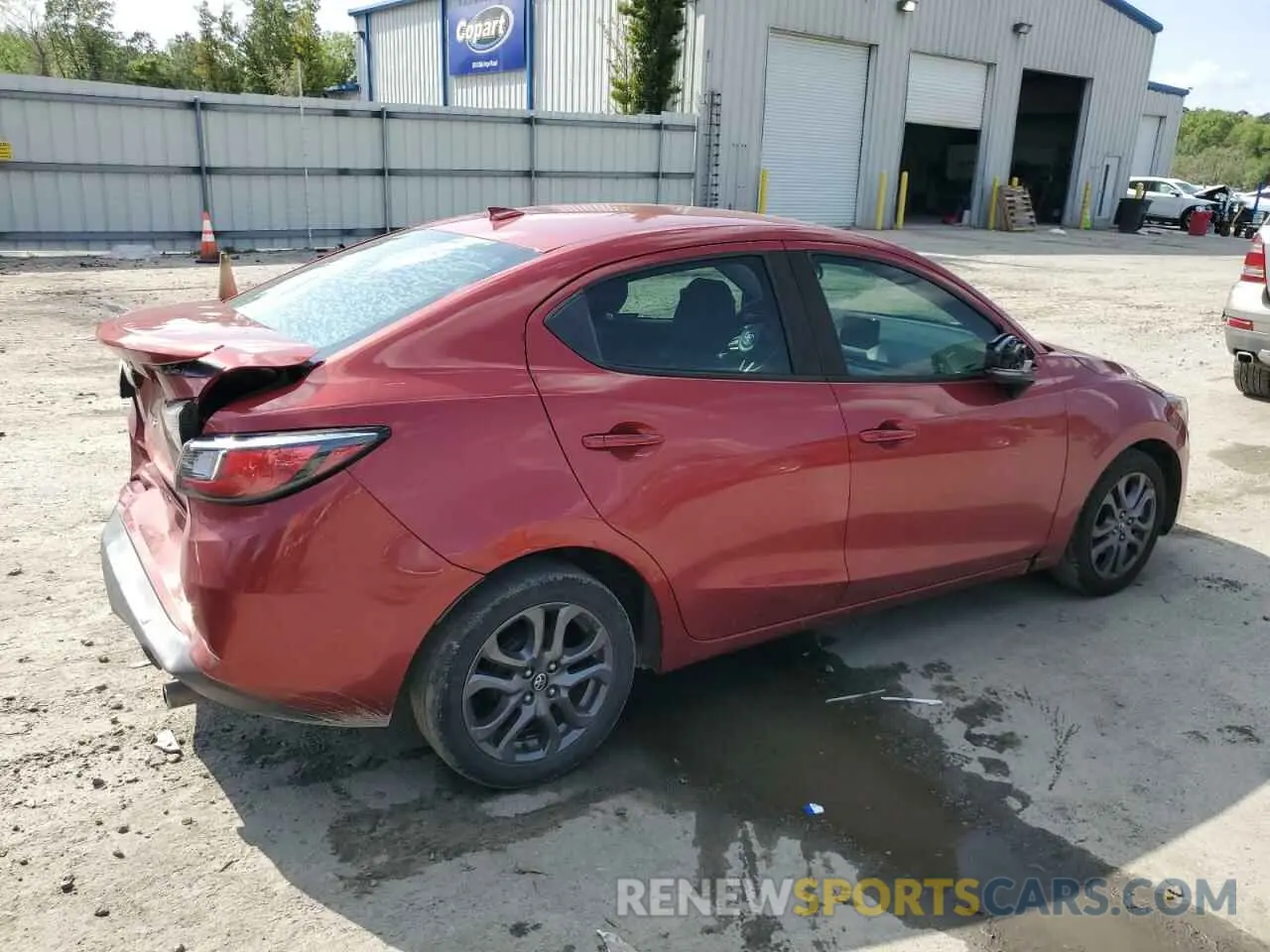 3 Photograph of a damaged car 3MYDLBYV9KY507994 TOYOTA YARIS 2019