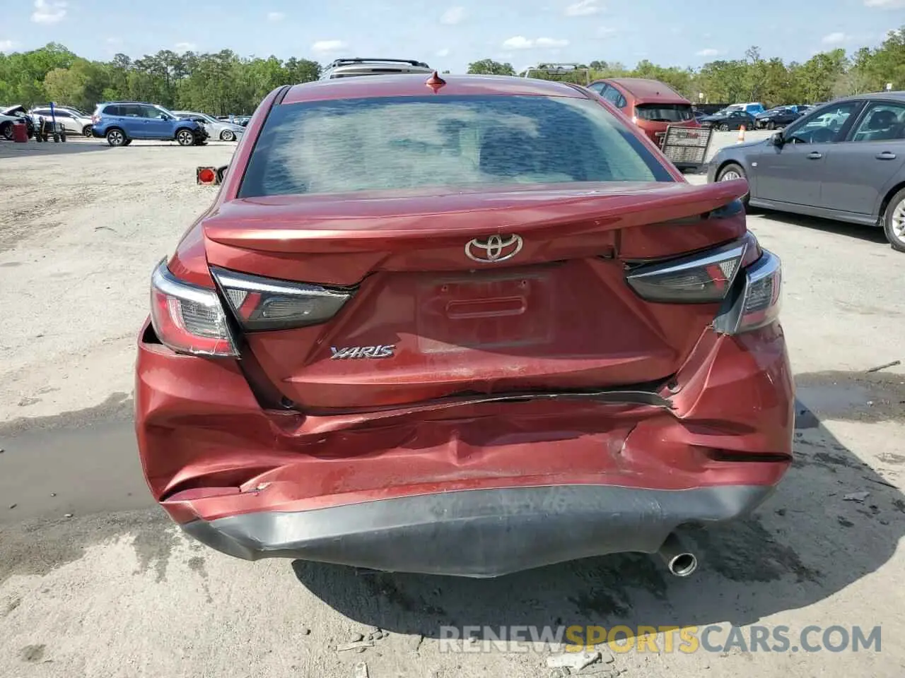 6 Photograph of a damaged car 3MYDLBYV9KY507994 TOYOTA YARIS 2019