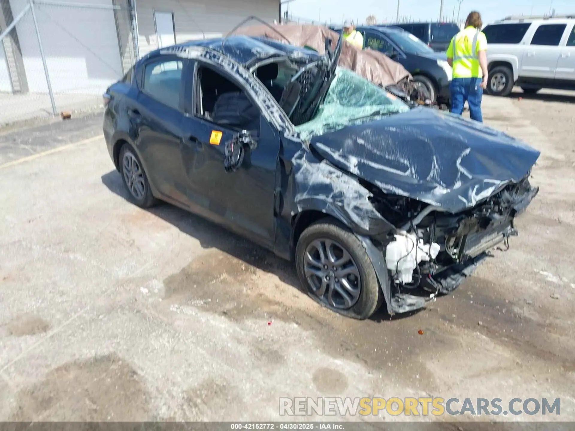 1 Photograph of a damaged car 3MYDLBYV9KY509261 TOYOTA YARIS 2019
