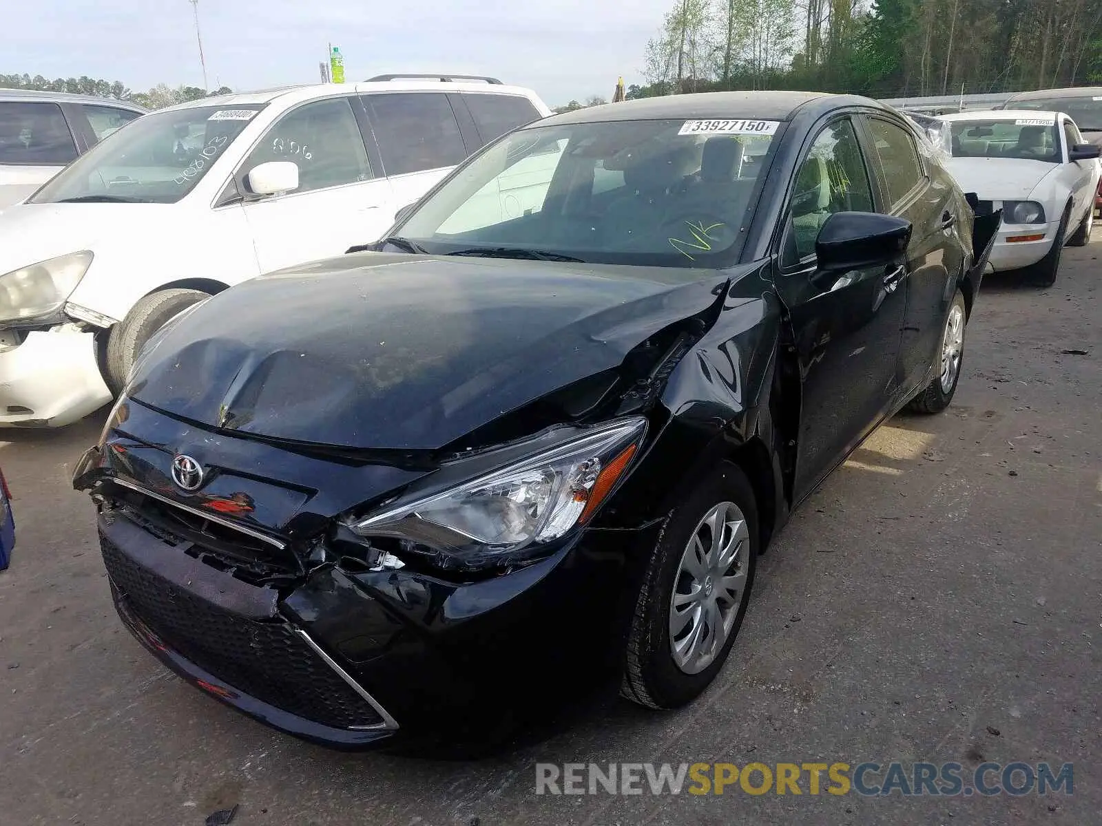 2 Photograph of a damaged car 3MYDLBYV9KY514962 TOYOTA YARIS 2019