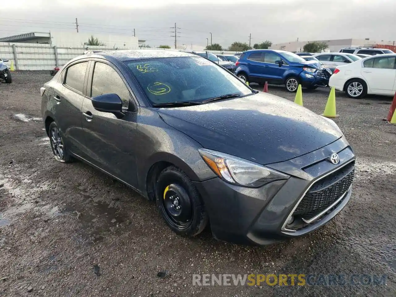 1 Photograph of a damaged car 3MYDLBYV9KY515688 TOYOTA YARIS 2019