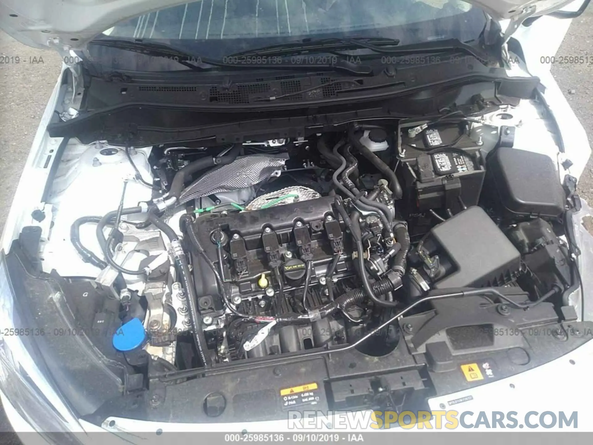 10 Photograph of a damaged car 3MYDLBYV9KY516727 TOYOTA YARIS 2019