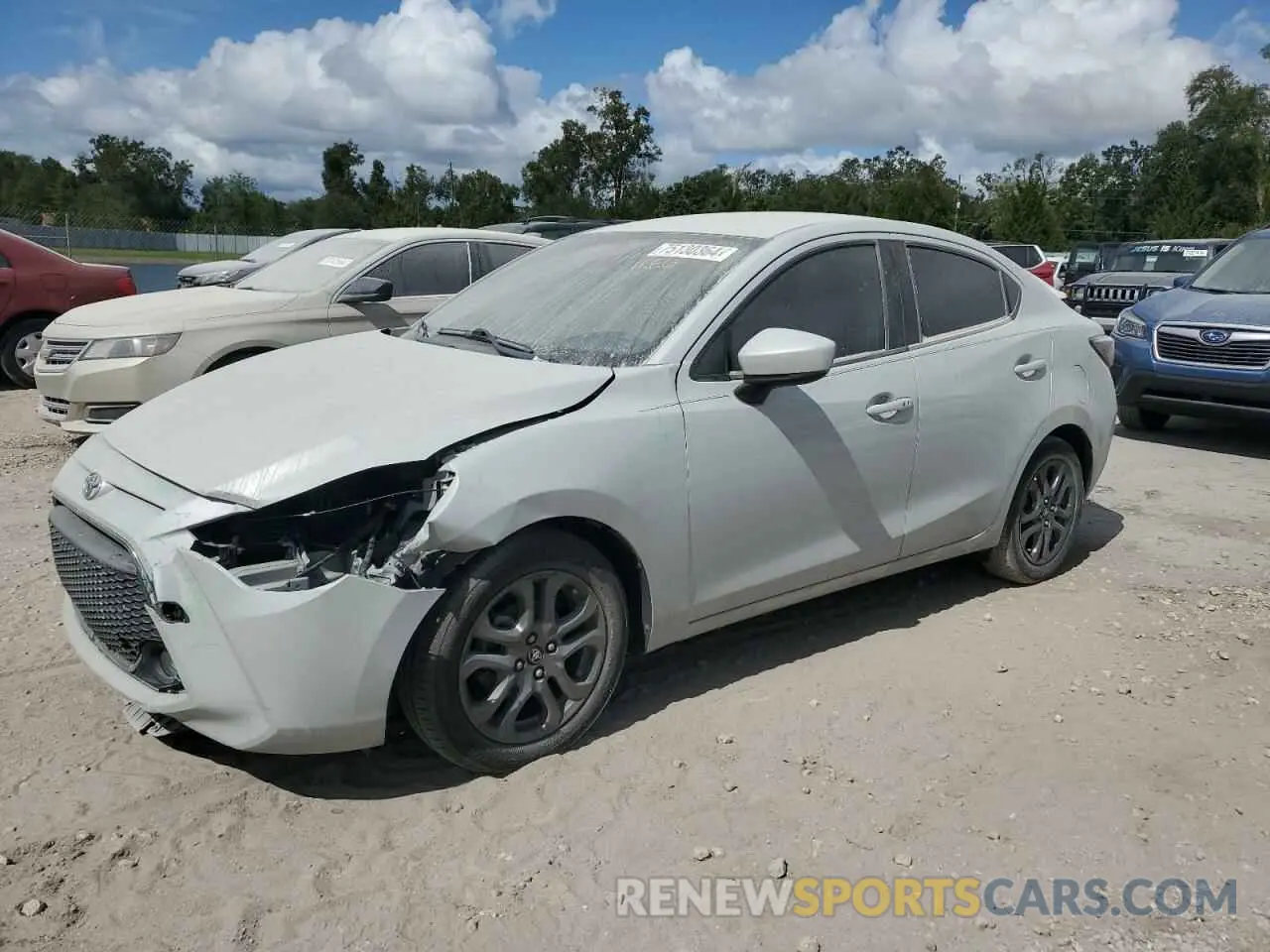 1 Photograph of a damaged car 3MYDLBYV9KY519238 TOYOTA YARIS 2019