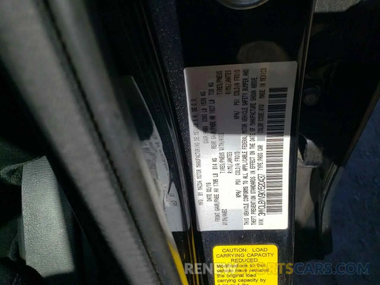 12 Photograph of a damaged car 3MYDLBYV9KY520437 TOYOTA YARIS 2019