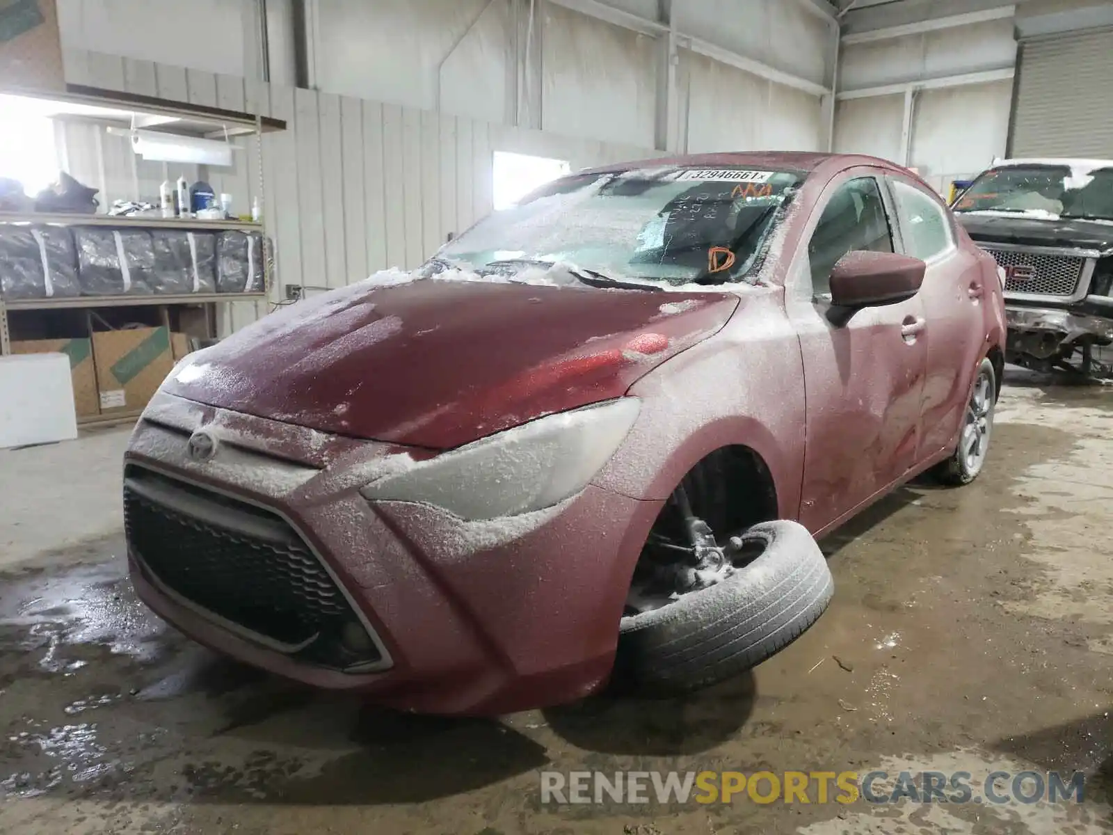 2 Photograph of a damaged car 3MYDLBYV9KY524147 TOYOTA YARIS 2019