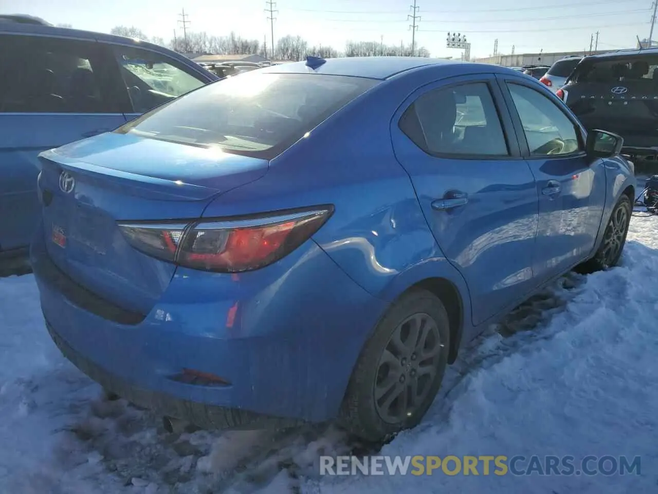 3 Photograph of a damaged car 3MYDLBYV9KY526643 TOYOTA YARIS 2019