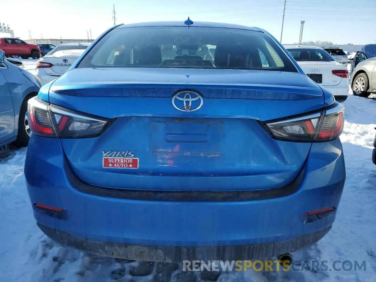 6 Photograph of a damaged car 3MYDLBYV9KY526643 TOYOTA YARIS 2019