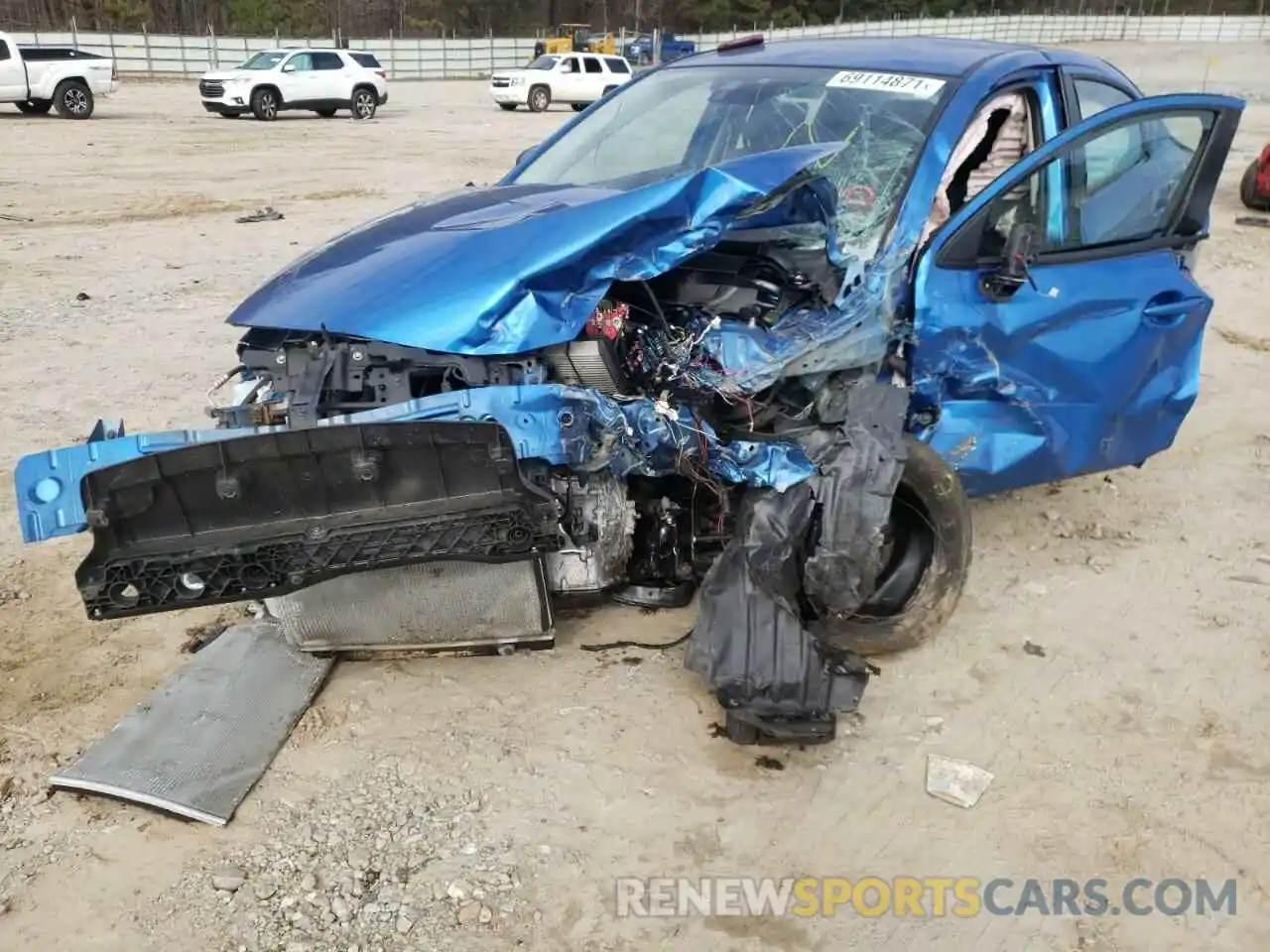 9 Photograph of a damaged car 3MYDLBYVXKY500116 TOYOTA YARIS 2019