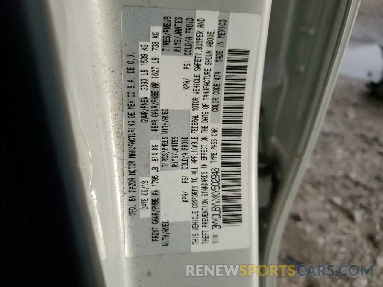 12 Photograph of a damaged car 3MYDLBYVXKY502948 TOYOTA YARIS 2019
