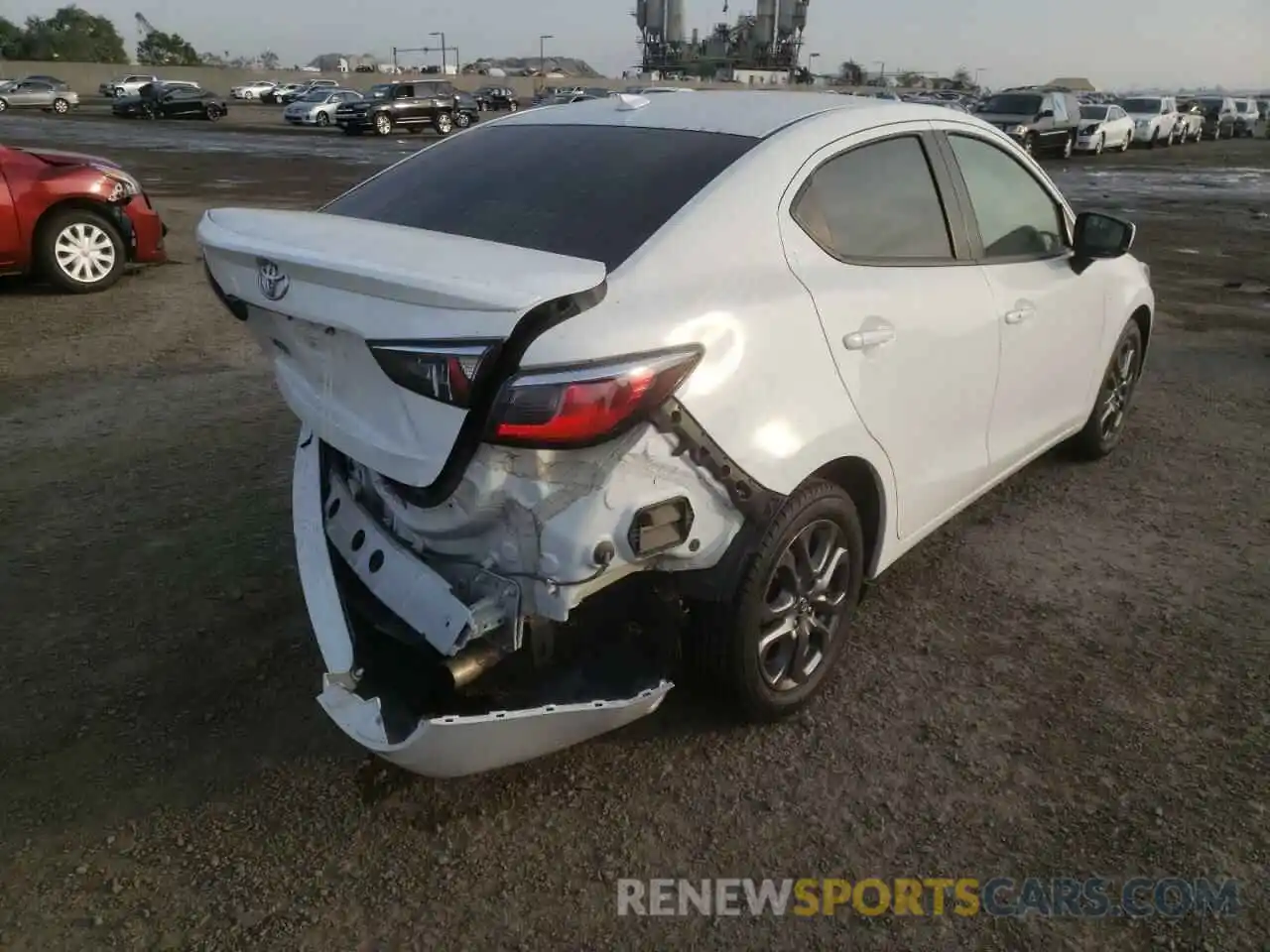 4 Photograph of a damaged car 3MYDLBYVXKY503243 TOYOTA YARIS 2019