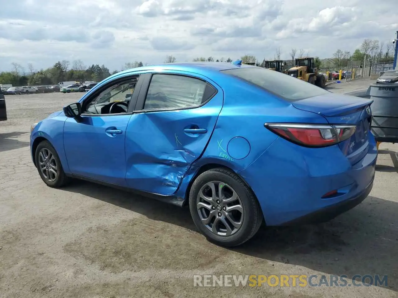 2 Photograph of a damaged car 3MYDLBYVXKY505719 TOYOTA YARIS 2019