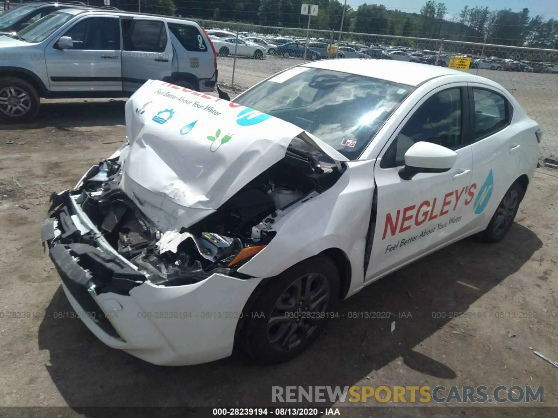 2 Photograph of a damaged car 3MYDLBYVXKY508622 TOYOTA YARIS 2019