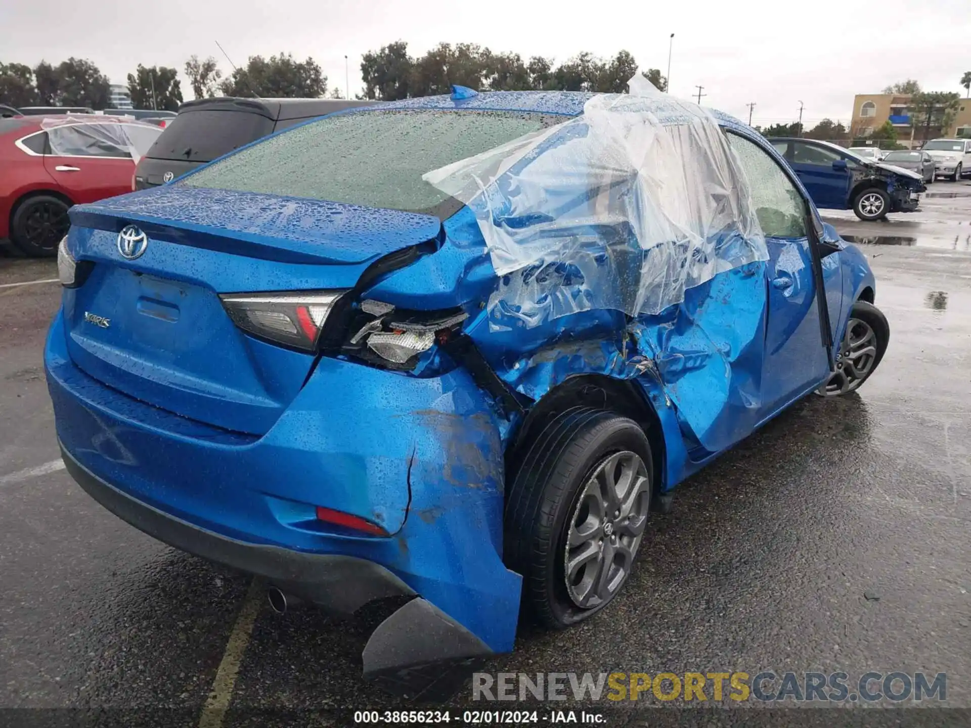 4 Photograph of a damaged car 3MYDLBYVXKY509527 TOYOTA YARIS 2019