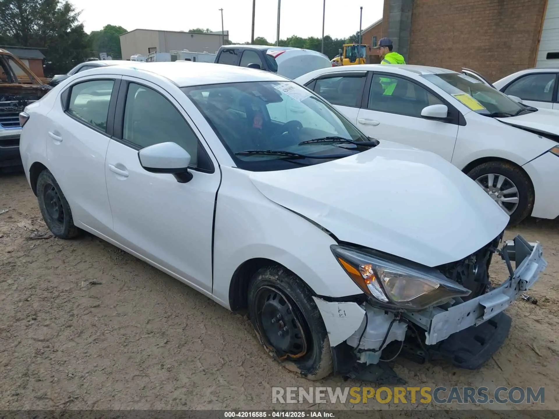 1 Photograph of a damaged car 3MYDLBYVXKY510466 TOYOTA YARIS 2019