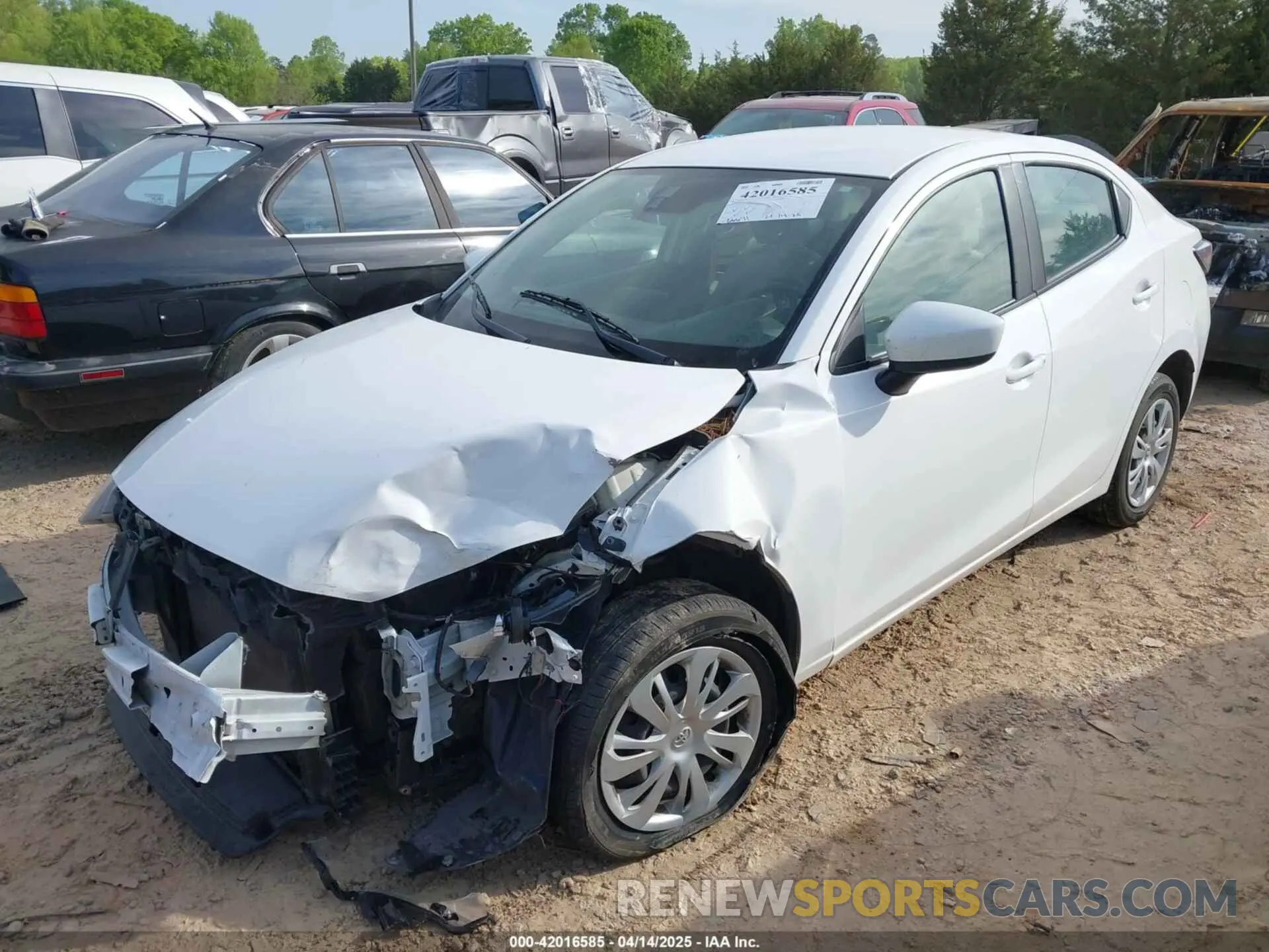 2 Photograph of a damaged car 3MYDLBYVXKY510466 TOYOTA YARIS 2019