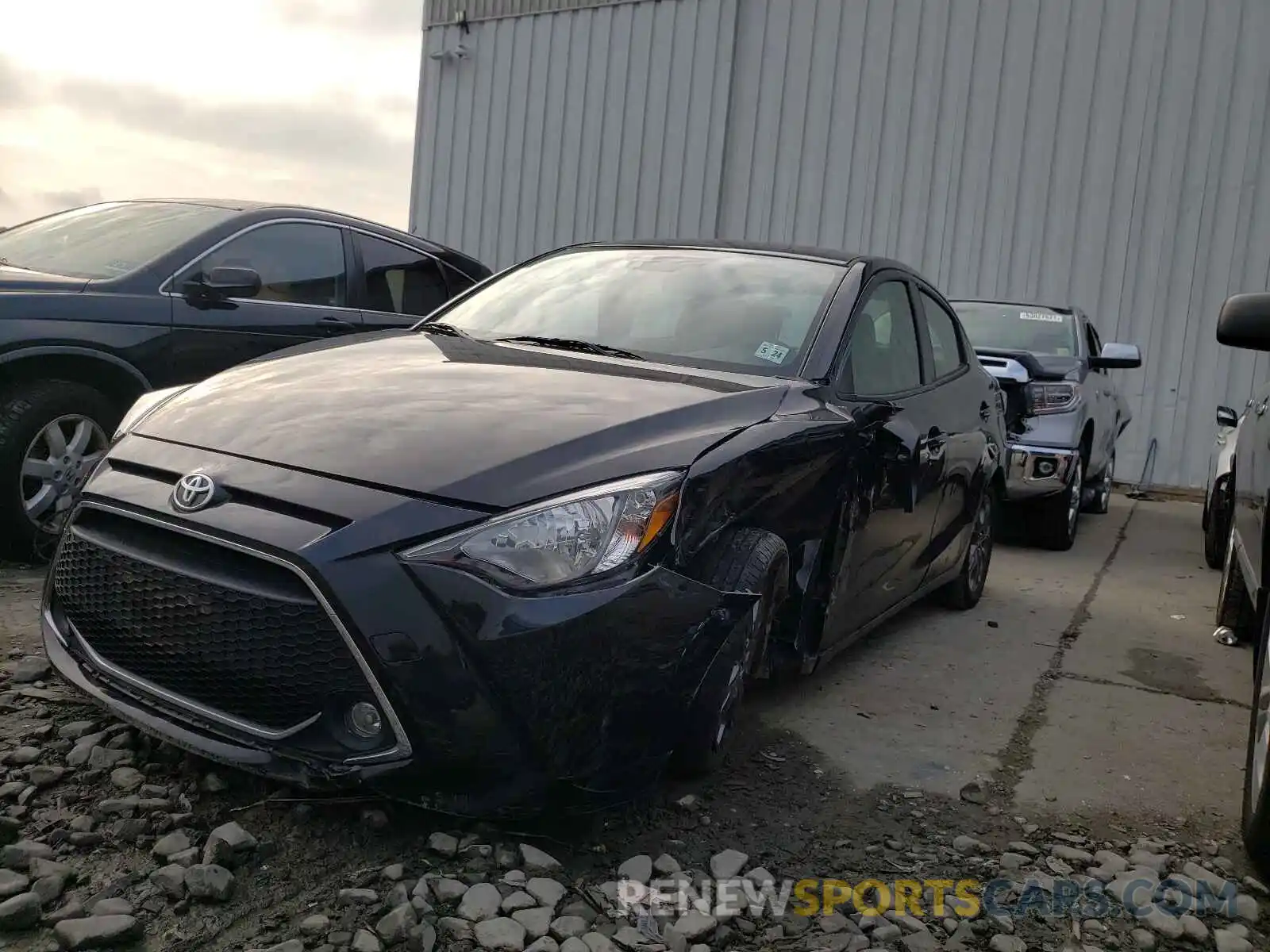 2 Photograph of a damaged car 3MYDLBYVXKY511679 TOYOTA YARIS 2019