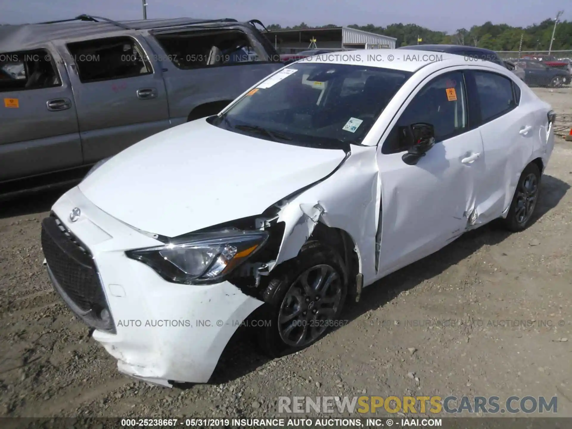 2 Photograph of a damaged car 3MYDLBYVXKY517580 TOYOTA YARIS 2019