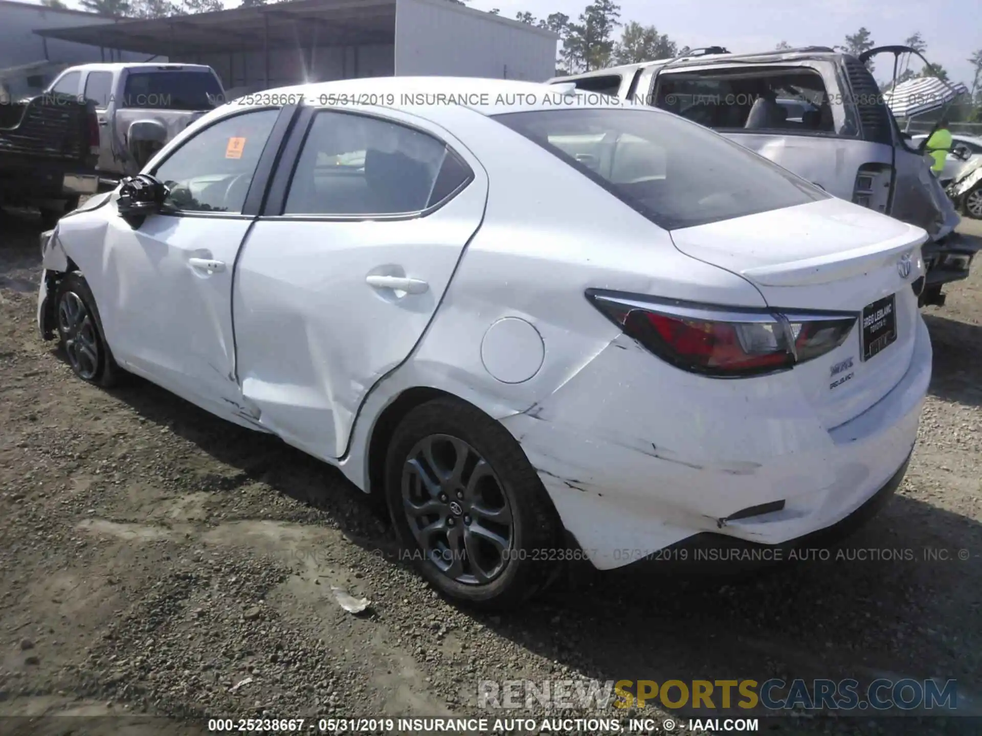 3 Photograph of a damaged car 3MYDLBYVXKY517580 TOYOTA YARIS 2019