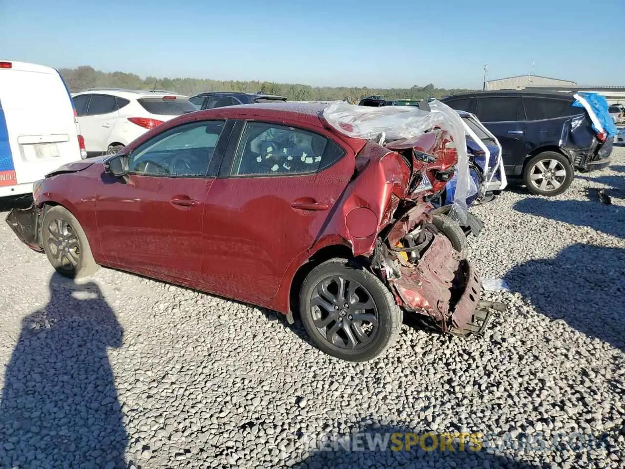 2 Photograph of a damaged car 3MYDLBYVXKY519054 TOYOTA YARIS 2019