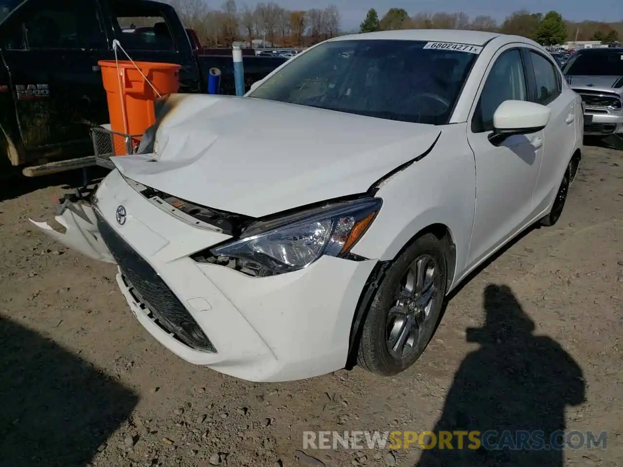 2 Photograph of a damaged car 3MYDLBYVXKY520379 TOYOTA YARIS 2019