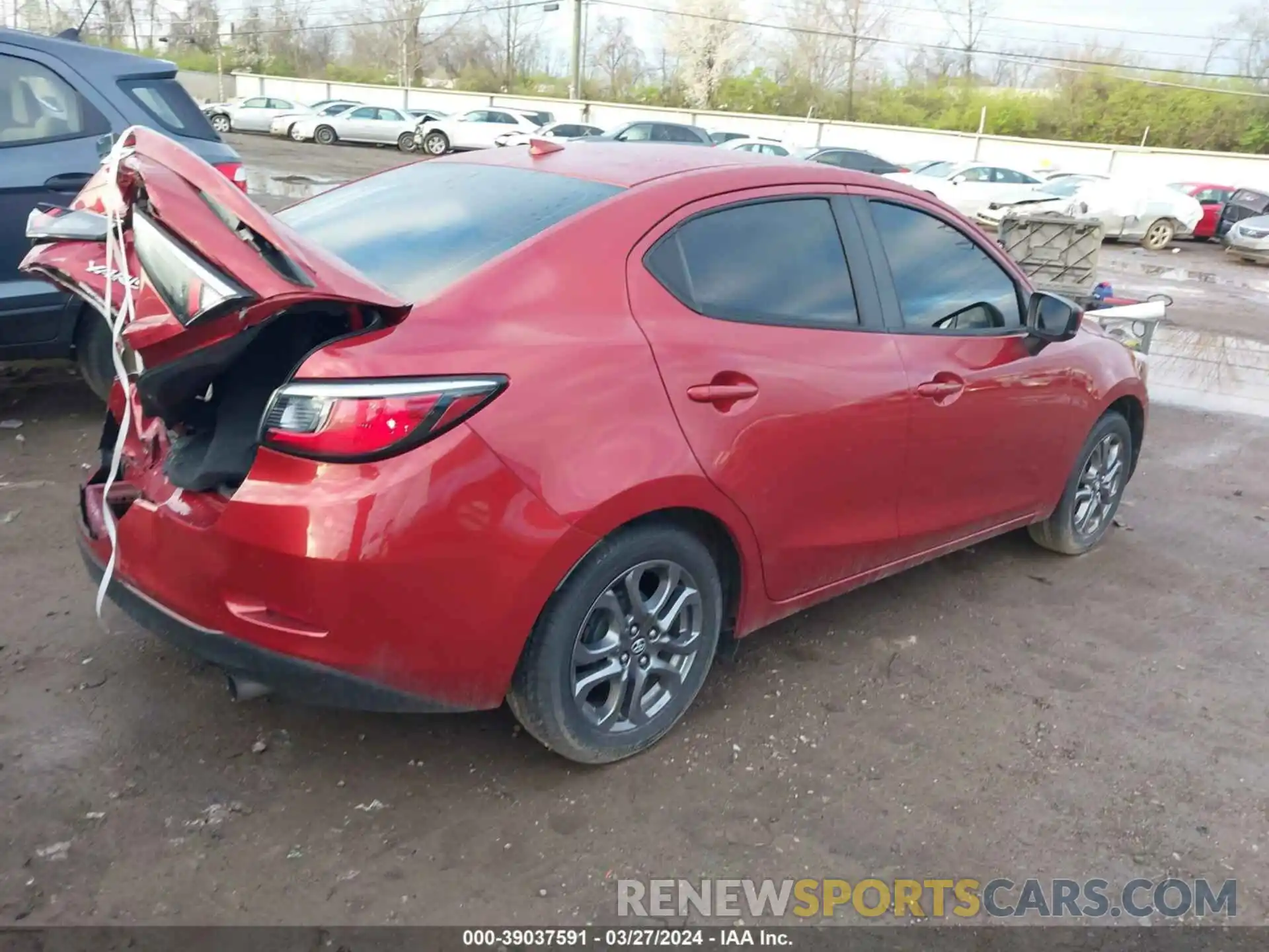 4 Photograph of a damaged car 3MYDLBYVXKY520401 TOYOTA YARIS 2019