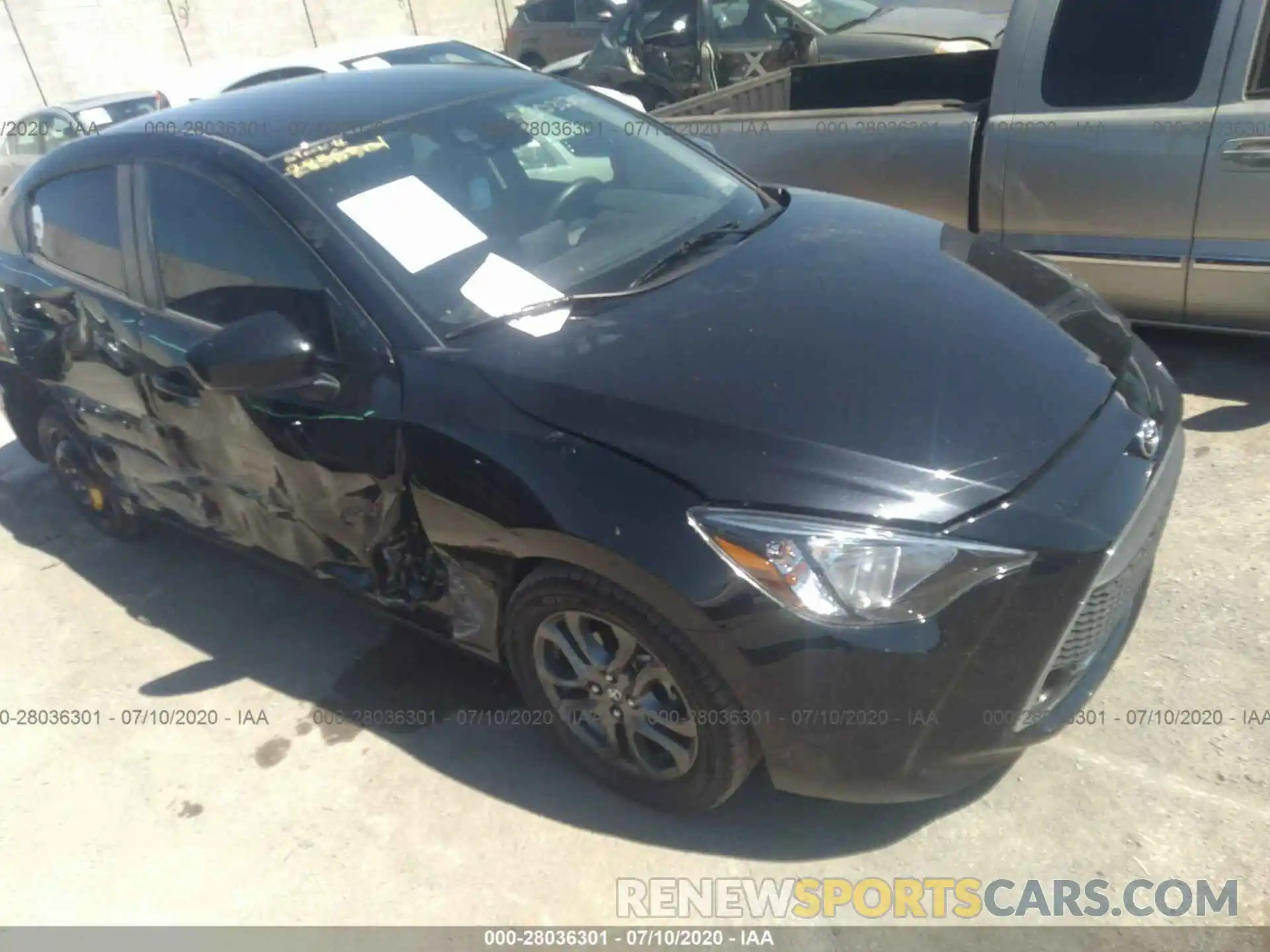 1 Photograph of a damaged car 3MYDLBYVXKY522570 TOYOTA YARIS 2019