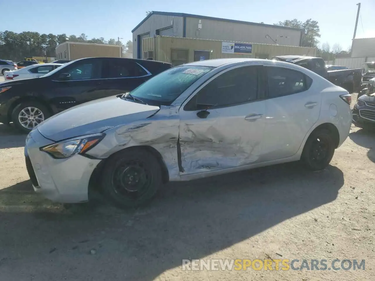 1 Photograph of a damaged car 3MYDLBYVXKY524254 TOYOTA YARIS 2019