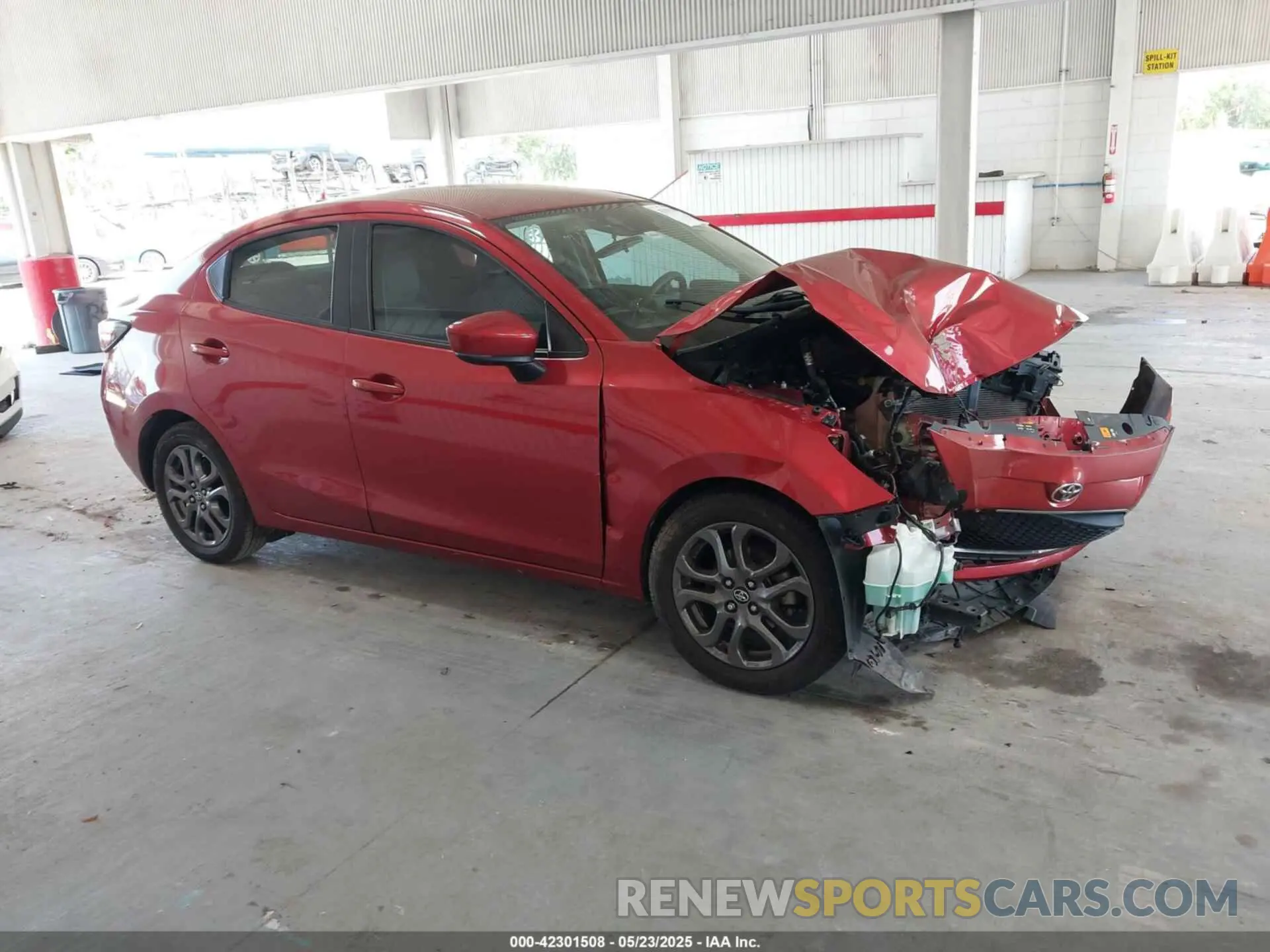 1 Photograph of a damaged car 3MYDLBYVXKY524593 TOYOTA YARIS 2019