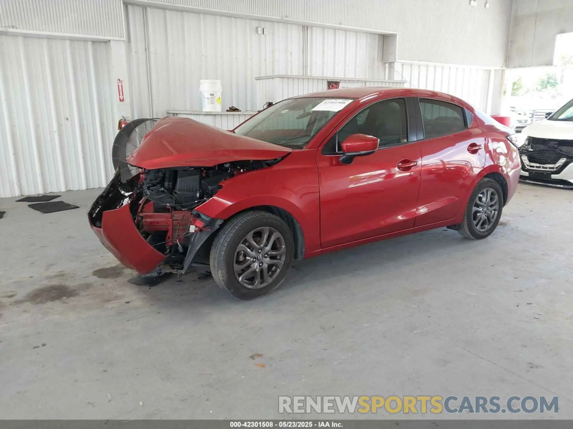 2 Photograph of a damaged car 3MYDLBYVXKY524593 TOYOTA YARIS 2019