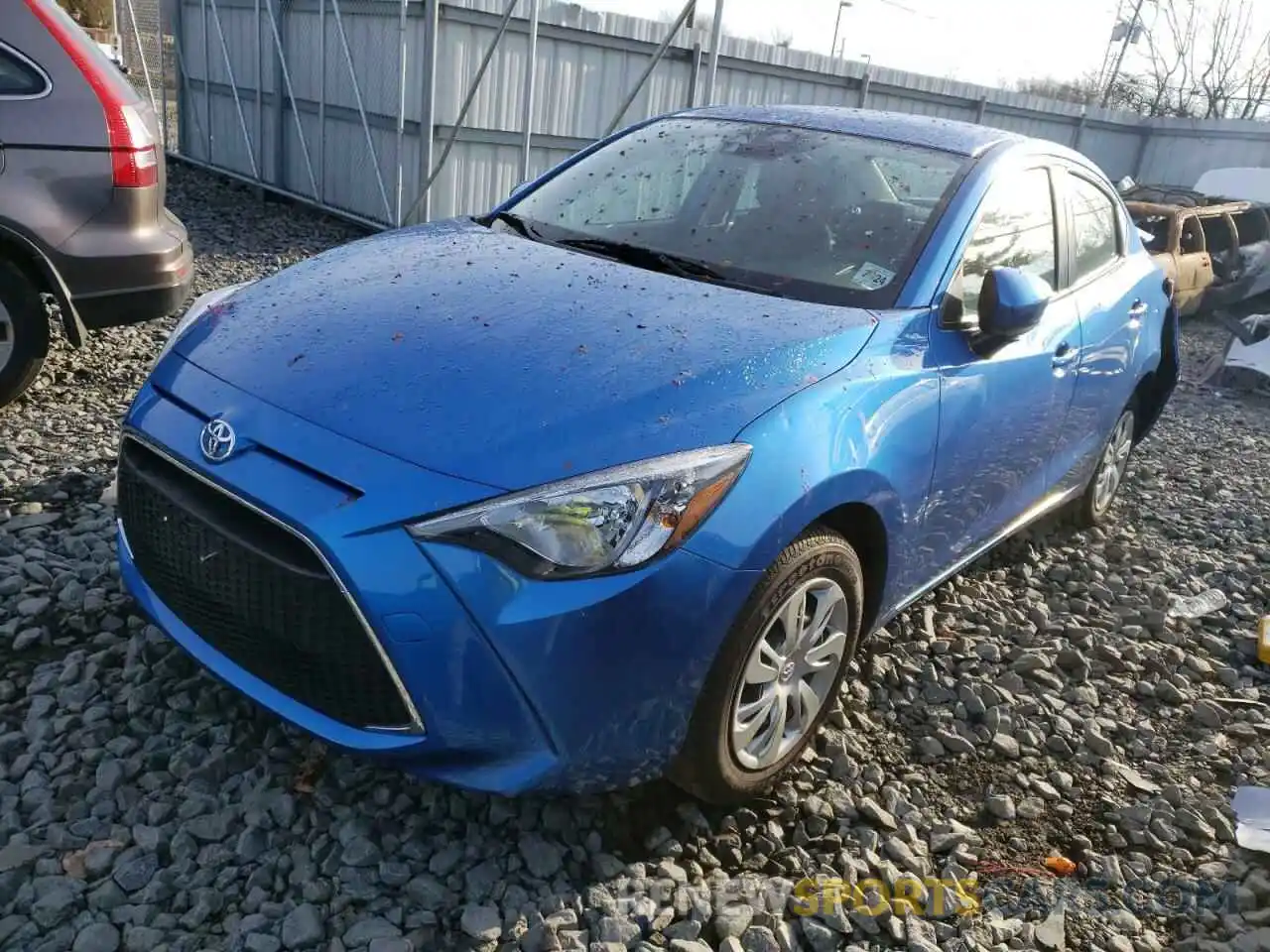 2 Photograph of a damaged car 3MYDLBYVXKY525422 TOYOTA YARIS 2019