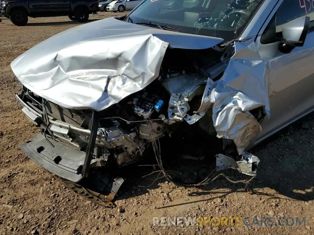 9 Photograph of a damaged car 3MYDLBYVXKY526103 TOYOTA YARIS 2019