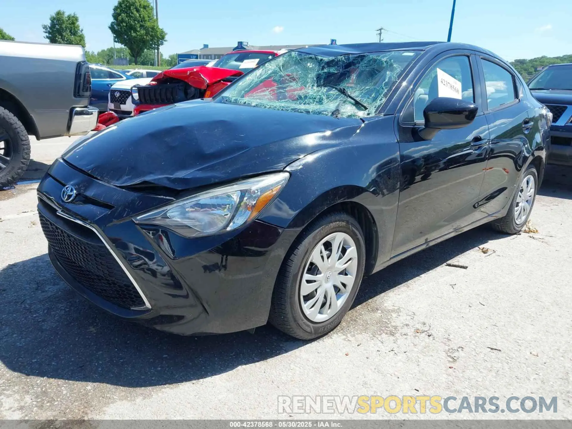 2 Photograph of a damaged car 3MYDLBYVXKY527526 TOYOTA YARIS 2019