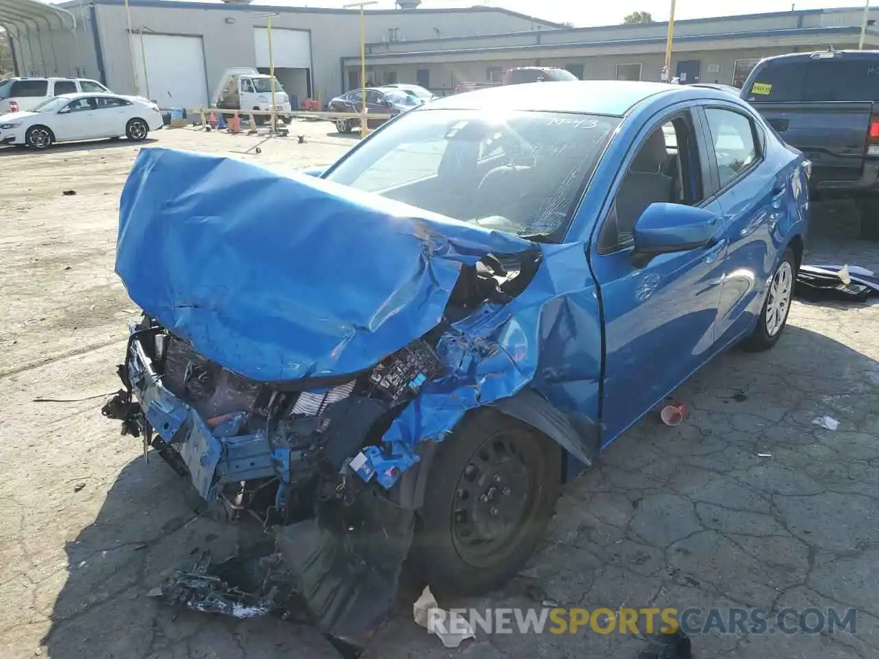 2 Photograph of a damaged car 3MYDLBYVXKY528319 TOYOTA YARIS 2019