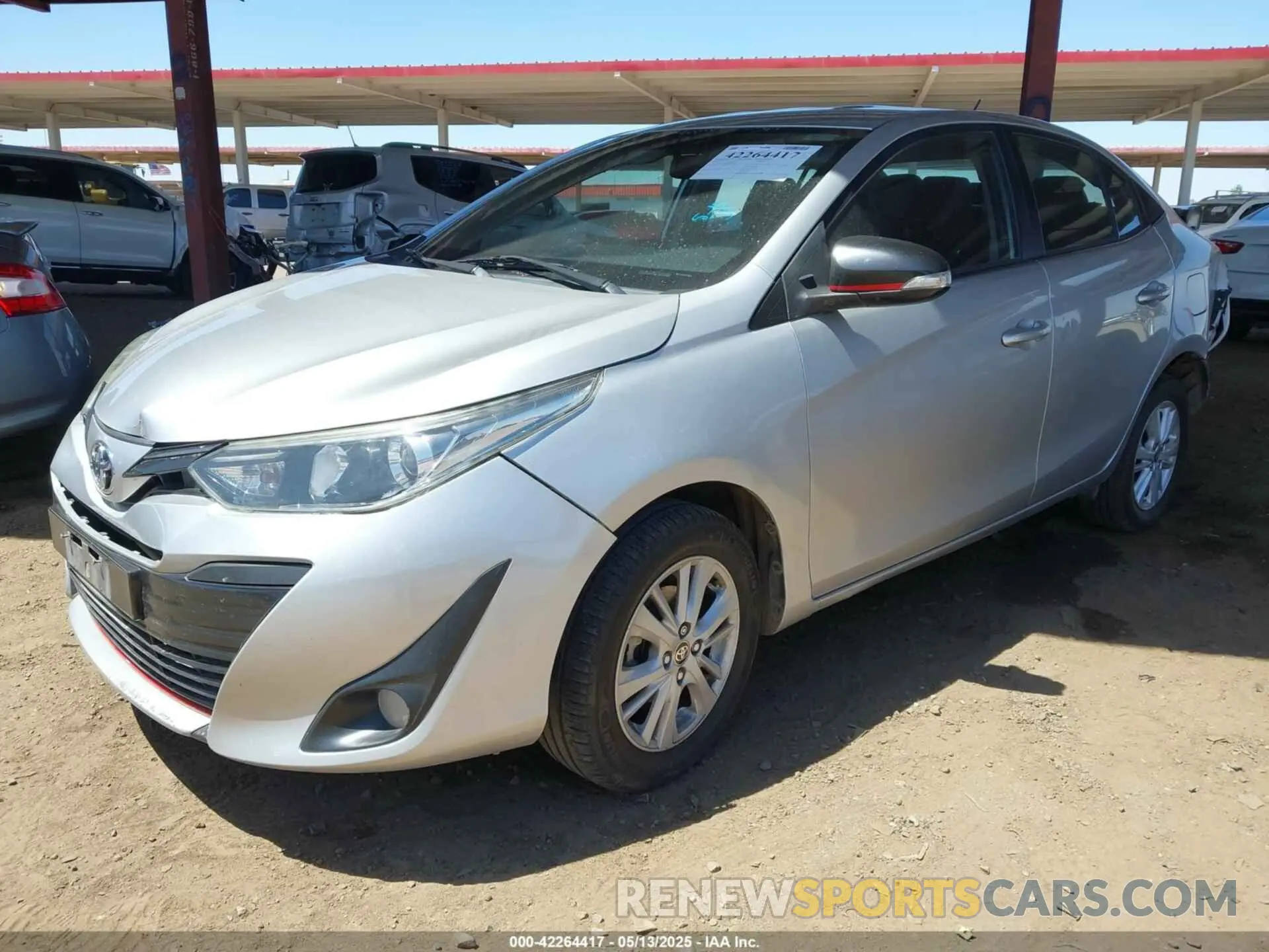 2 Photograph of a damaged car MR2B29F39K1143298 TOYOTA YARIS 2019
