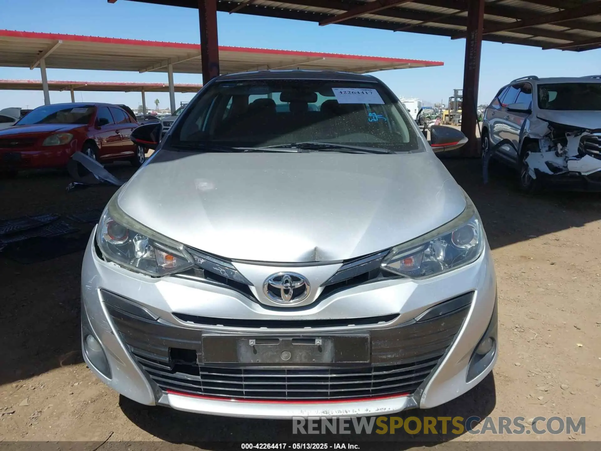6 Photograph of a damaged car MR2B29F39K1143298 TOYOTA YARIS 2019