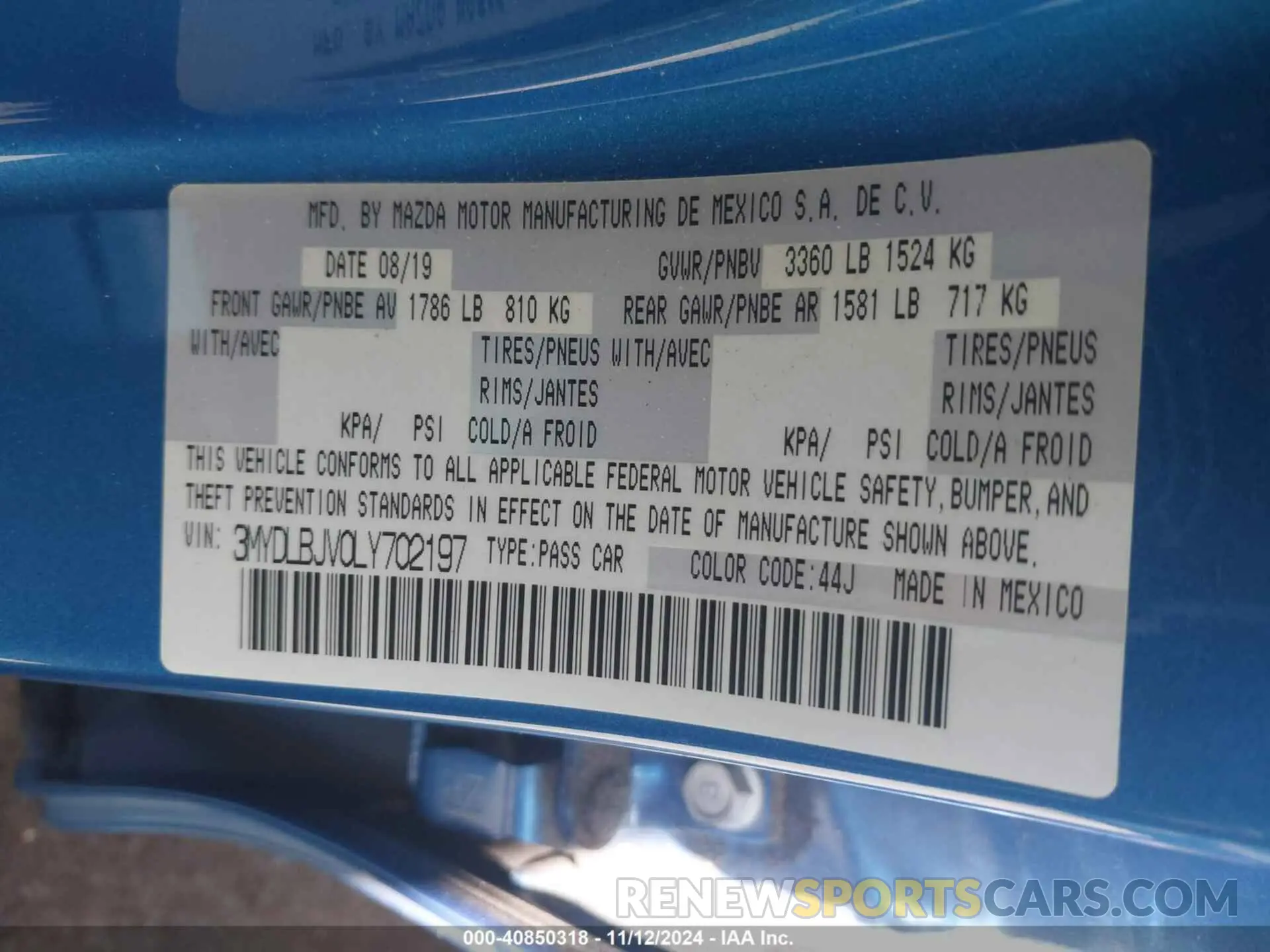 9 Photograph of a damaged car 3MYDLBJV0LY702197 TOYOTA YARIS 2020