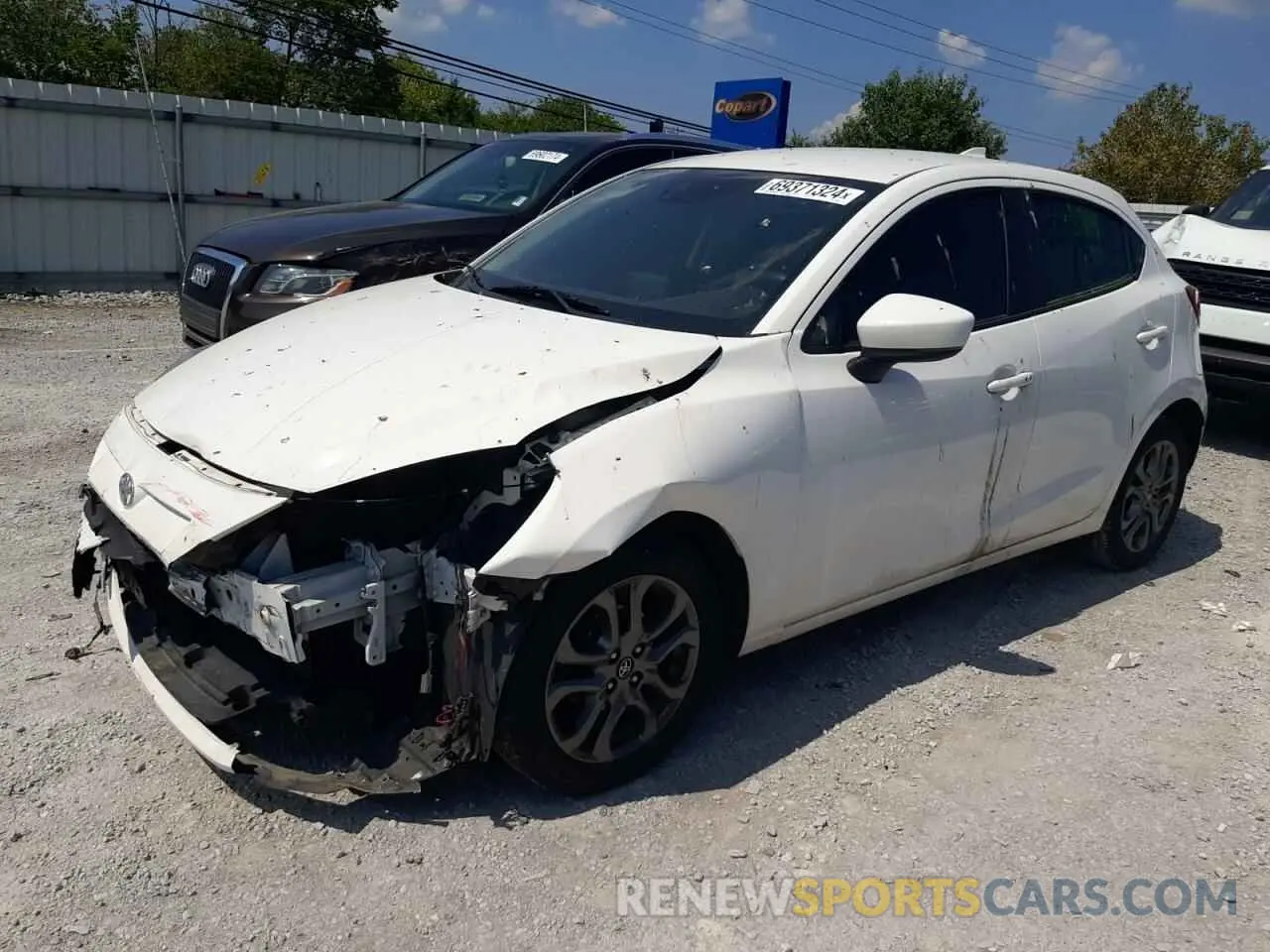 1 Photograph of a damaged car 3MYDLBJV4LY703546 TOYOTA YARIS 2020