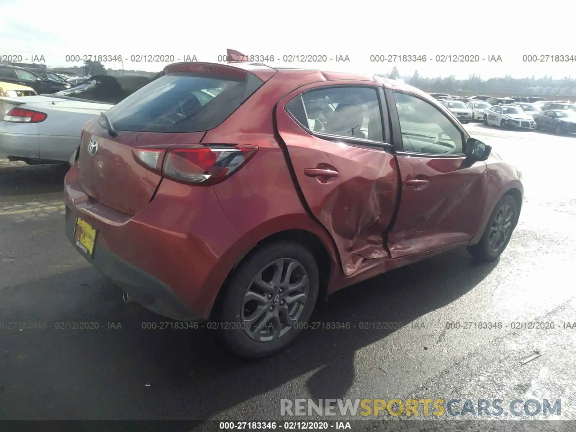 4 Photograph of a damaged car 3MYDLBJV6LY703015 TOYOTA YARIS 2020