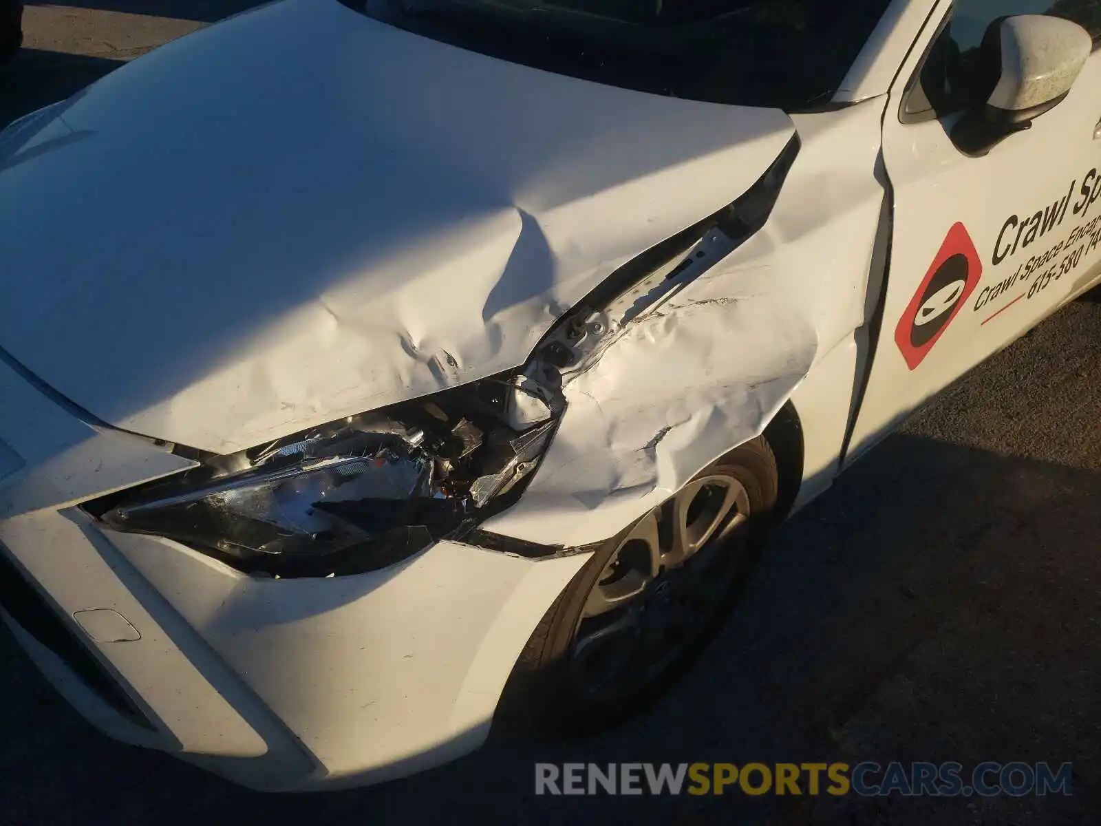 9 Photograph of a damaged car 3MYDLBJV8LY705087 TOYOTA YARIS 2020