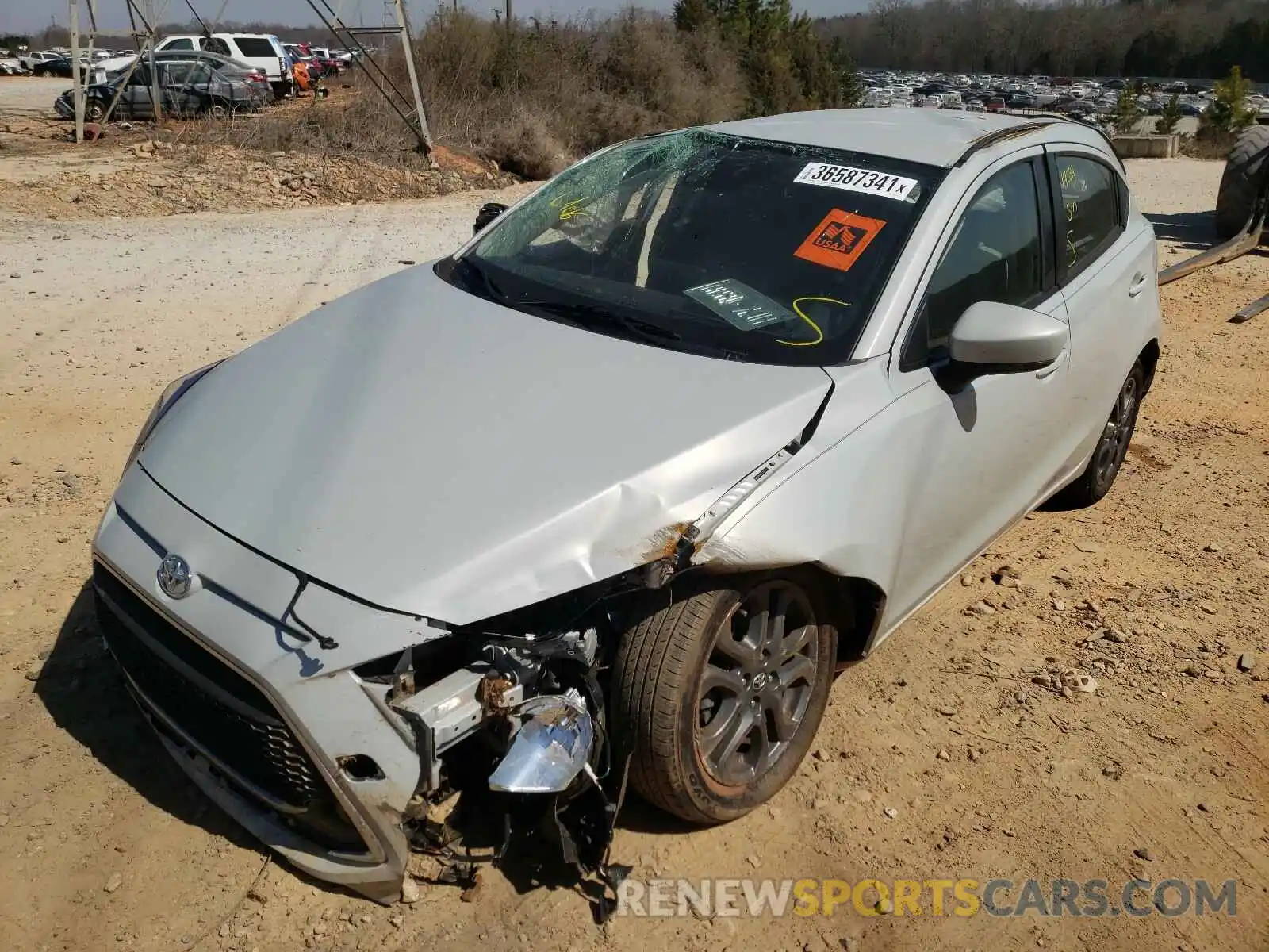 2 Photograph of a damaged car 3MYDLBJV9LY701517 TOYOTA YARIS 2020