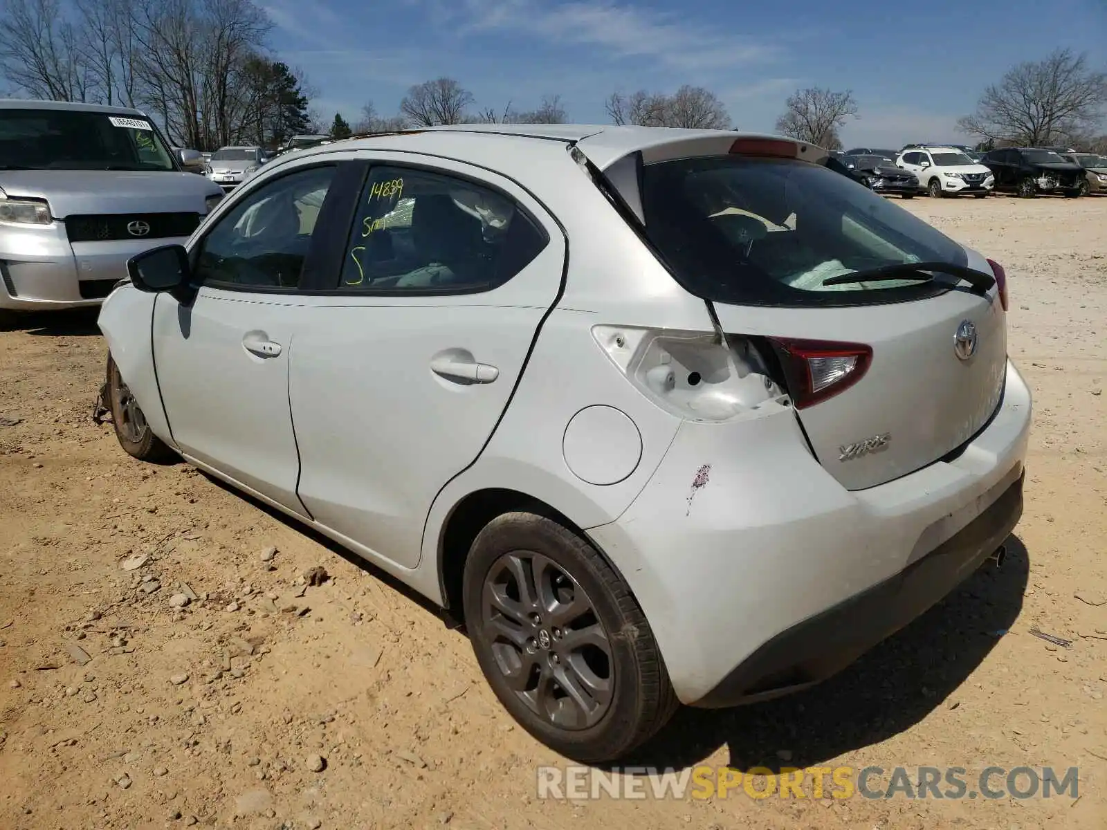 3 Photograph of a damaged car 3MYDLBJV9LY701517 TOYOTA YARIS 2020